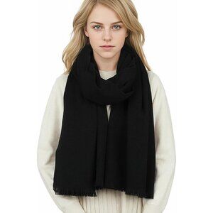 Swat Pany Scarf For Women Winter Pashmina Shawls For Women Wedding Shawls -Black